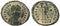 Roman coin of Theodosius I Ae2 - GLORIA ROMANORVM - Antioch