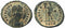 Roman coin of Theodosius I Ae2 - GLORIA ROMANORVM - Antioch