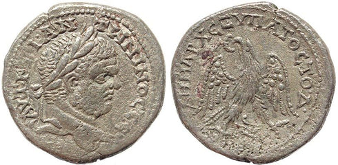 Roman Provincial coin of Caracalla AR Tetradrachm of Antioch, Syria