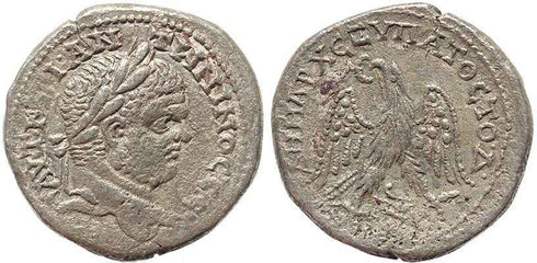 Roman Provincial coin of Caracalla AR Tetradrachm of Antioch