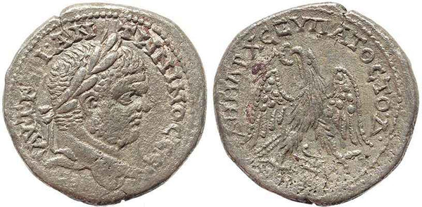 Roman Provincial coin of Caracalla AR Tetradrachm of Antioch
