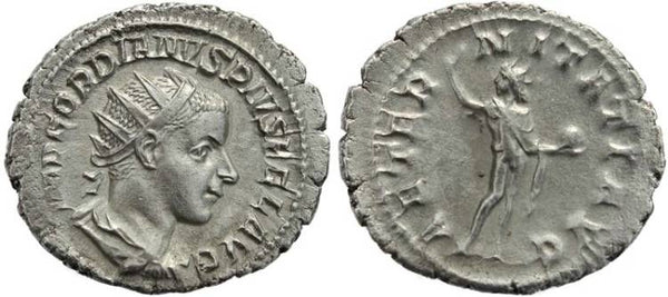Gordian III AR silver antoninianus - AETERNITATI AVG