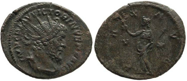 Victorinus AE Antoninianus - PAX AVG