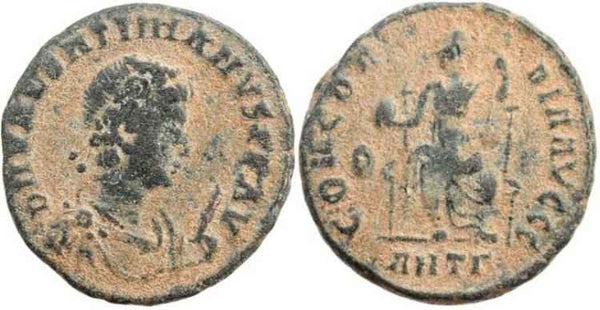 Roman coin of Valentinian II 375-392AD - CONCORDIA AVGGG - Antioch