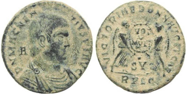 Magnentius AE Centenionalis - VICTORIAE DD NN AVG ET CAES - VOT V MVLT X