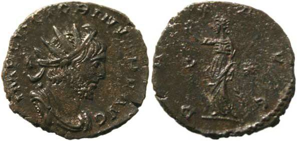 Victorinus 268-270AD antoninianus - PAX AVG
