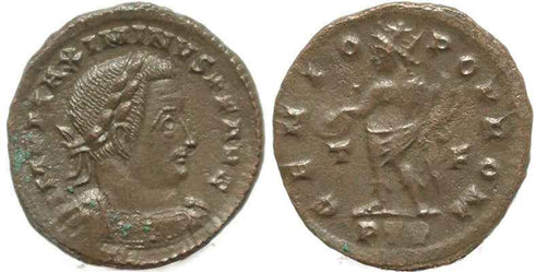 Roman coin of Maximian - GENIO POP ROM - Treveri