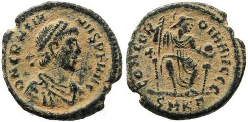 Gratian - CONCORDIA AVGGG - Cyzicus