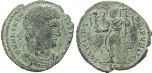 Ancient Roman coin of Magnentius - FELICITAS REIPVBLICE