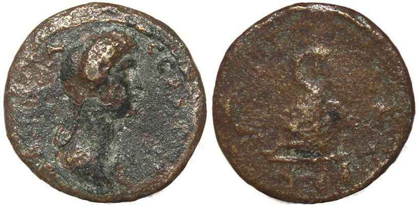 Roman Provincial coin of Domitia - Lydia, Nakrasa under Domitian - Rare