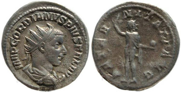 Gordian III AR silver antoninianus - AETERNITATI AVG
