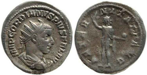 Gordian III AR silver antoninianus - AETERNITATI AVG