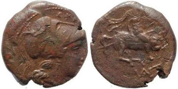 Greek coin from Sicily, Syracuse - Agathokles - 317-289 BC.