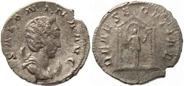 Augusta Salonina AR Antoninianus - DEAE SEGETIAE