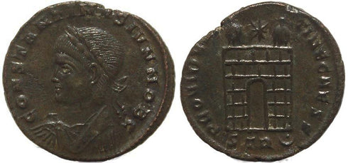Beautiful Roman coin of Constantine II - PROVIDENTIAE CAESS - Treveri