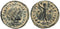 Roman coin of Constantine I - SOLI INVICTO COMITI - Ticinum