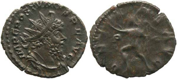 Postumus Antoninianus, Cologne mint - ORIENS AVG