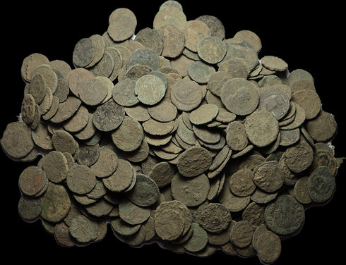 10 Uncleaned Ancient Roman coins