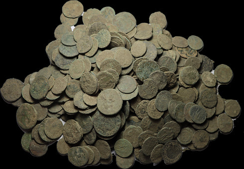 10 Uncleaned Ancient Roman coins