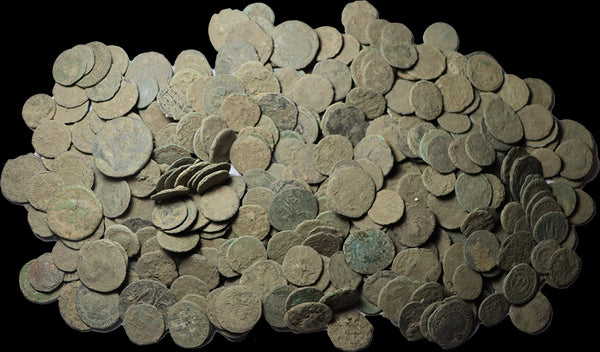 10 Uncleaned Ancient Roman coins