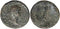 Large Ancient Roman coin of the Emperor Domitian - FELICITAS PVBLICA SC