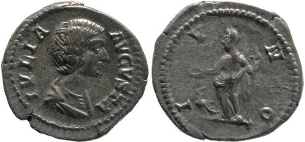 Julia Domna AR denarius - Wife Of Septimius Severus - IVNO