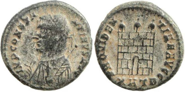 Silvered Roman coin of Constantine I Magnus 307-337AD - Heraclea Mint