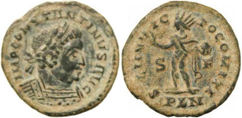 Constantine I - SOLI INVICTO COMITI - LONDINIUM MINT