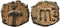 Byzantine coin of Constans II 641-668 AD Ae follis