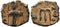 Byzantine coin of Constans II 641-668 AD Ae follis