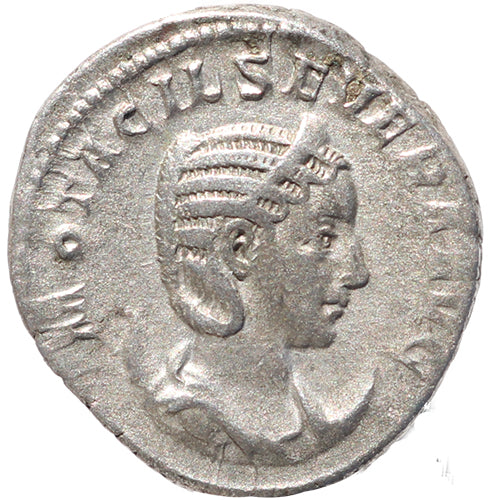 Roman coin of Otacilia Severa AR silver antoninianus - CONCORDIA AVGG