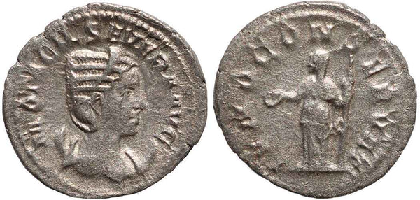 Ancient Roman coin of Otacilia Severa - IVNO CONSERVAT