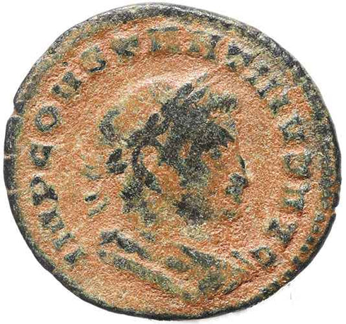 Roman coin of Constantine I - SOLI INVICTO COMITI - Lyon
