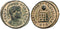 Roman coin of Constantine I - BEATA TRANQVILLITAS