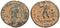 Roman coin of Valentinian II - GLORIA ROMANORVM - Nicomedia