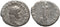 Ancient Roman coin of Vespasian AR silver denarius - COS ITER FORT RED