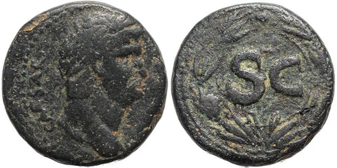 Ancient Roman coin of the Emperor Nero - Antioch
