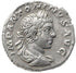 Roman coin of Elagabalus - AR silver denarius - P M TRP III COS III P P
