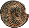 Ancient Roman coin of Elagabalus - two wrestlers - beautiful reverse
