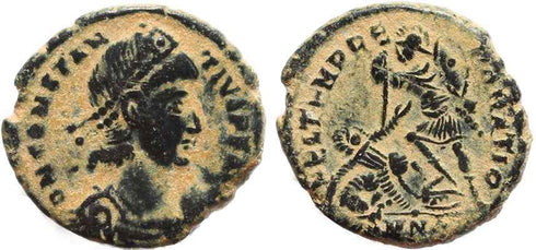 Roman coin of Constantius II - FEL TEMP REPARATIO - Nicomedia