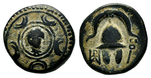 Ancient Greek bronze coin of Philip III Arrhidaios 323-317 BC son of King Philip II of Macedon