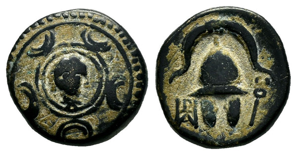 Ancient Greek bronze coin of Philip III Arrhidaios 323-317 BC son of King Philip II of Macedon