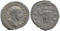 Roman coin of Gordian III AR silver antoninianus - VIRTVS AVG