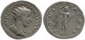 Roman coin of Gordian III AR silver antoninianus - IOVI STATORI