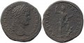 Ancient Roman coin of Caracalla Ae 28 Hadrianopolis Thrace