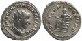 Roman coin of Gordian III 238-244AD Antoninianus - Apollo seated