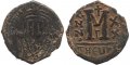 Byzantine coin of Maurice Tiberius AE Follis - Antioch - Year 20