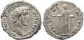 Roman coin of Antoninus Pius AR silver denarius - APOLLINI AVGVSTO