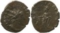 Roman coin of Tetricus I Antoninianus - LAETITIA AVG N