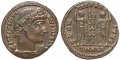 Roman coin of Constantine I - GLORIA EXERCITVS - Alexandria